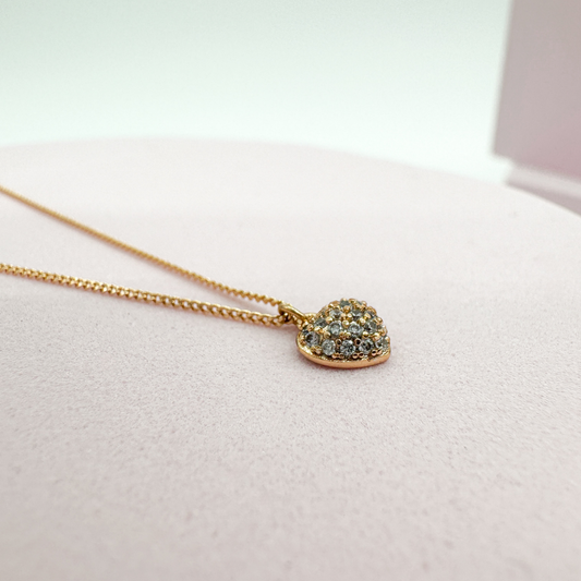Shimmering Love minimalistic - Halskette Herz minimalistisch