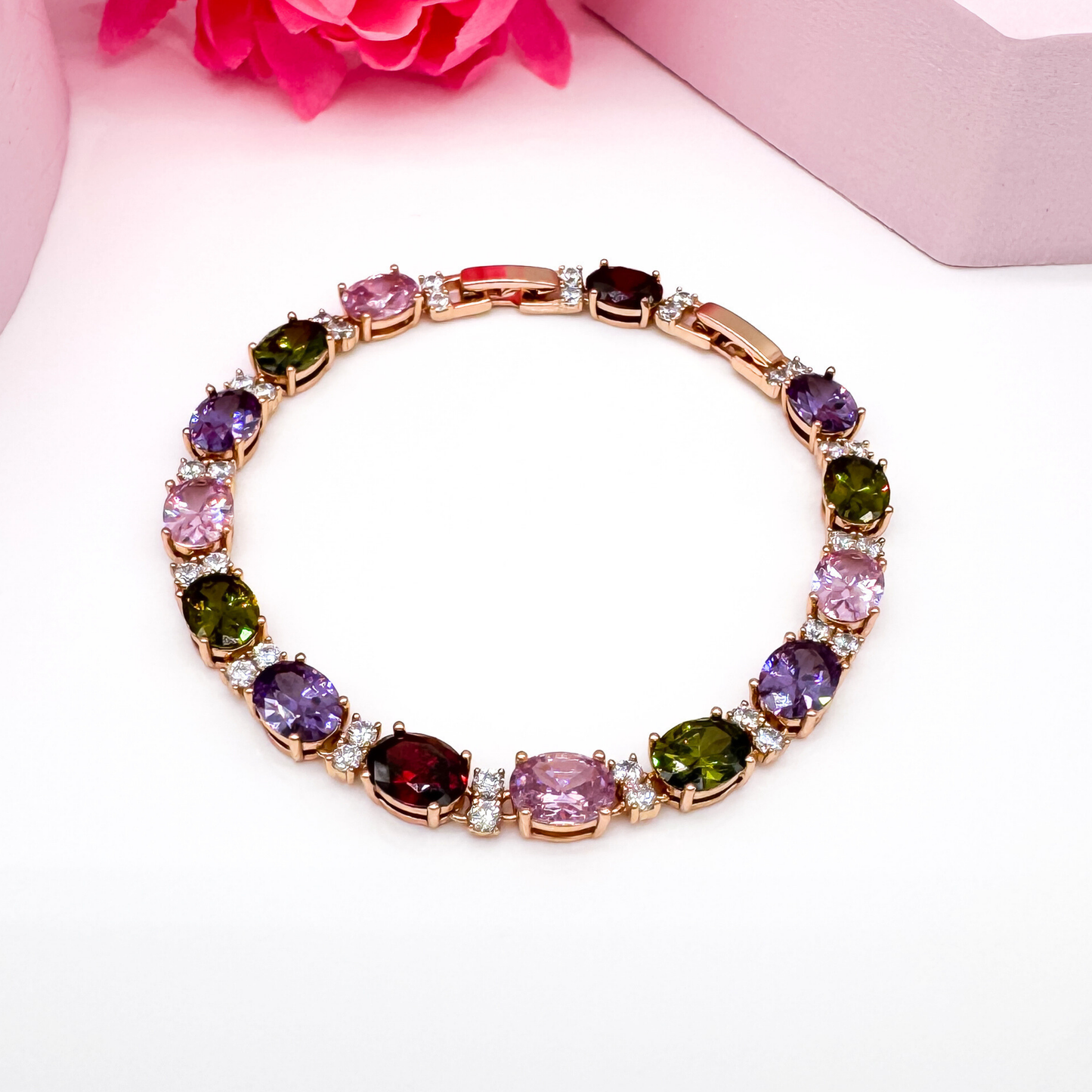 Colorful Charm - Damen Armband bunte Steine