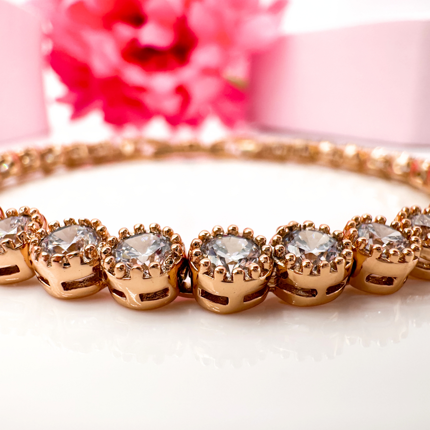 Glamour Prism - Roségold Armband Damen hochwertig