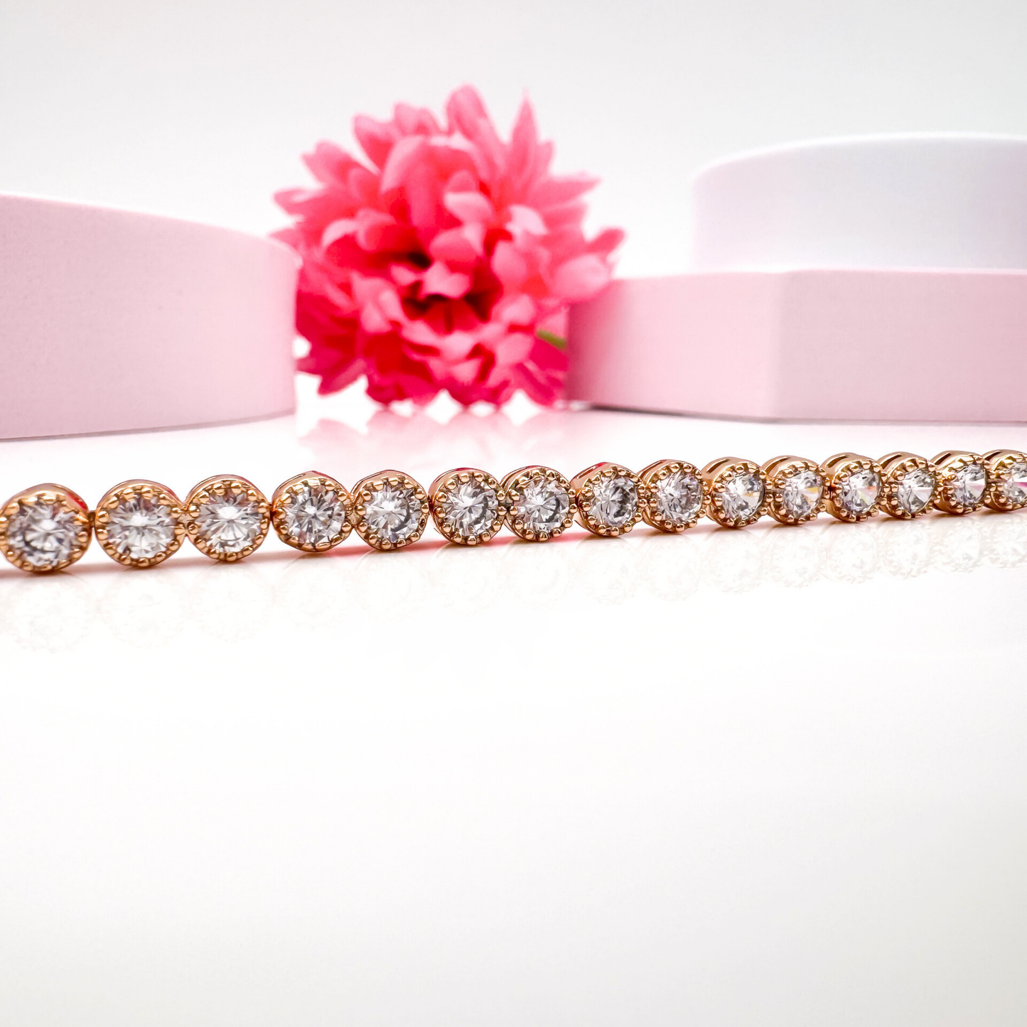 Glamour Prism - Roségold Armband Damen hochwertig