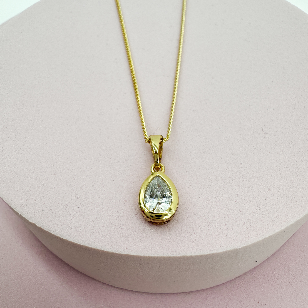 Infinite Love Drop Necklace - Kette mit Anhänger
