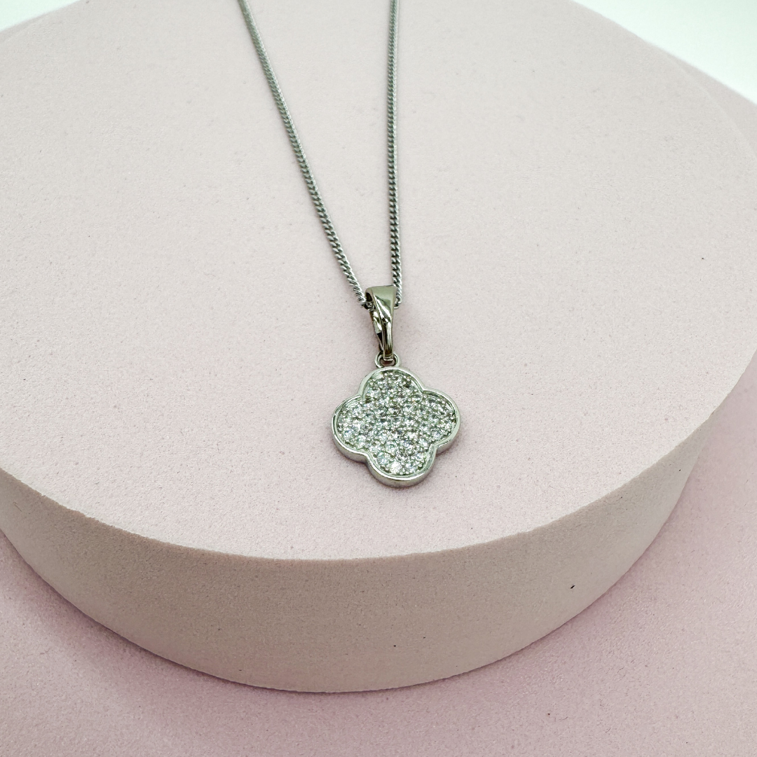Brilliance of Fortune - Kleeblatt Kette Damen