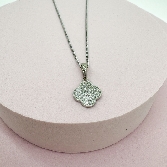 Brilliance of Fortune - Kleeblatt Kette Damen