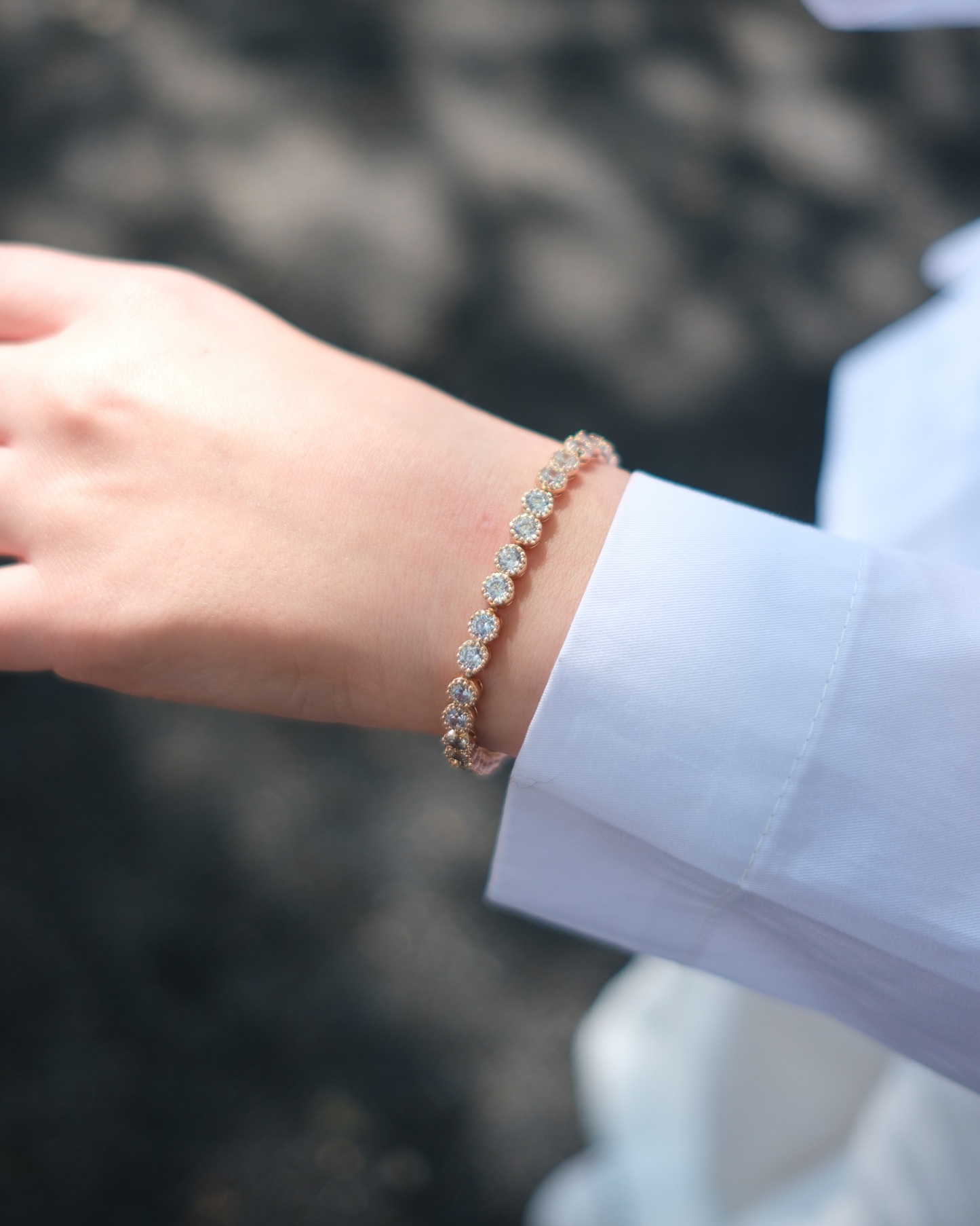 Glamour Prism - Roségold Armband Damen hochwertig