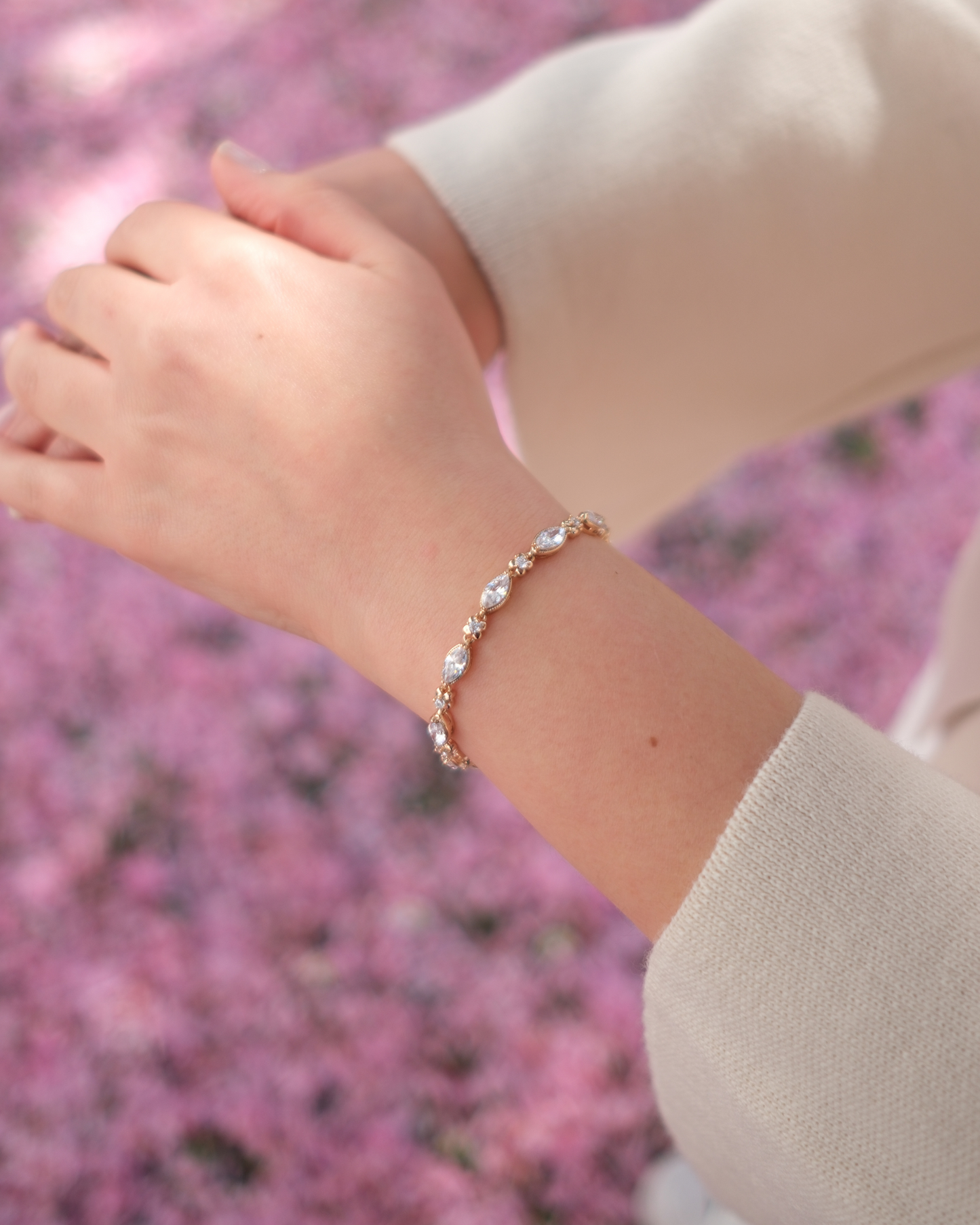 Brilliant Bliss - Armband Damen Roségold