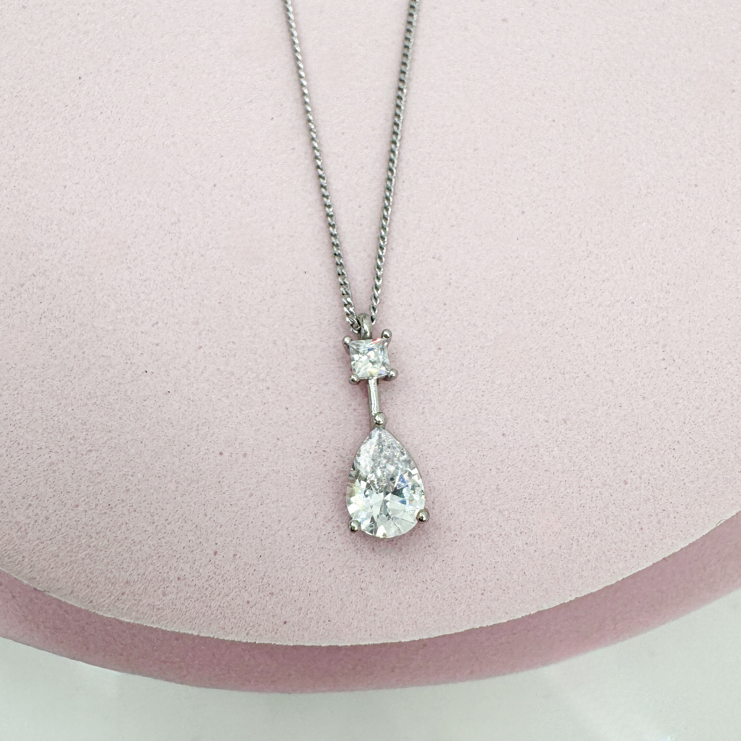 Crystal Charm - Kette Damen silberfarben