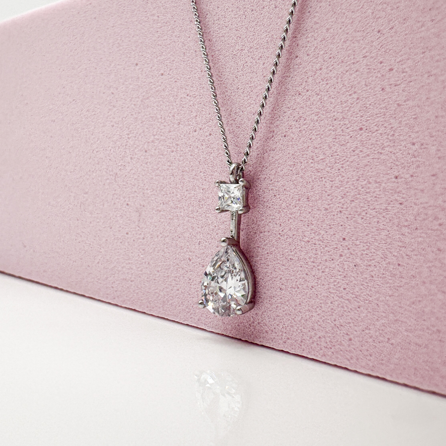 Crystal Charm - Kette Damen silberfarben
