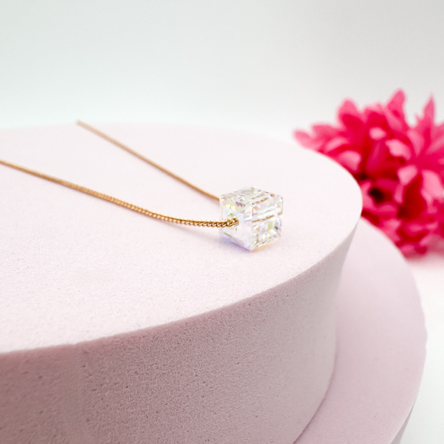Crystalflare Roségold - Halskette Damen