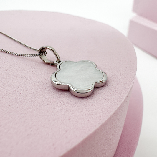 Essence of Purity - Perlmutt Schmuck Halskette Damen