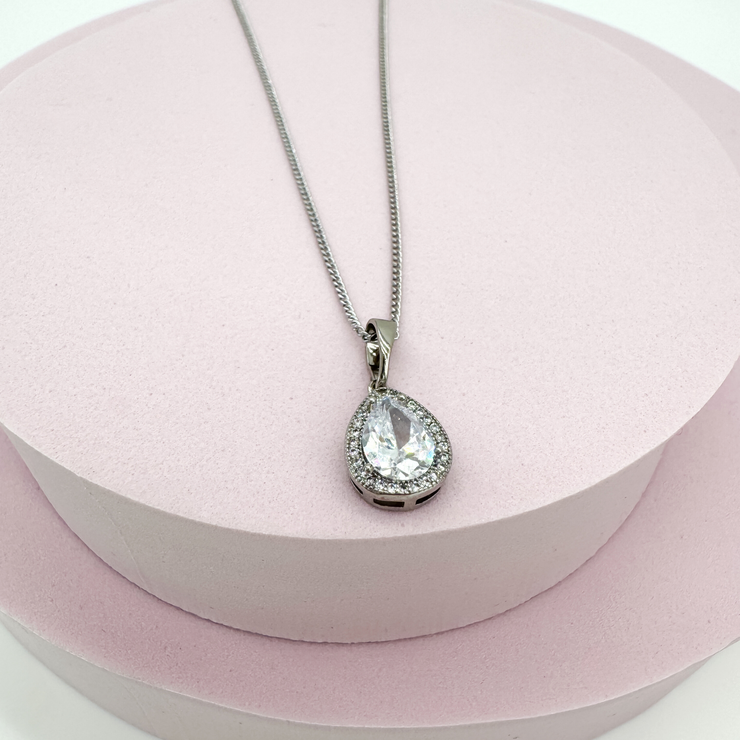 Lumière d'Or Silber - Damen Schmuck funkelnder Anhänger