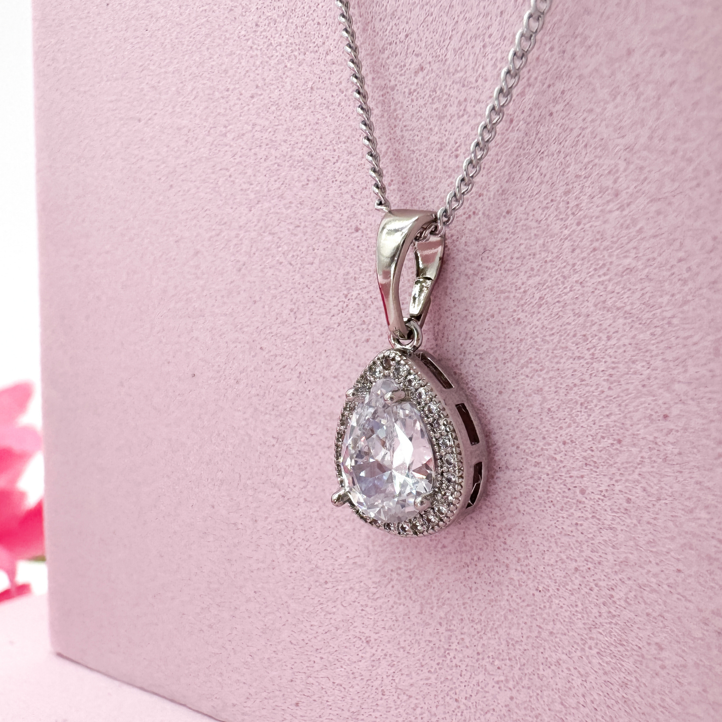 Lumière d'Or Silber - Damen Schmuck funkelnder Anhänger