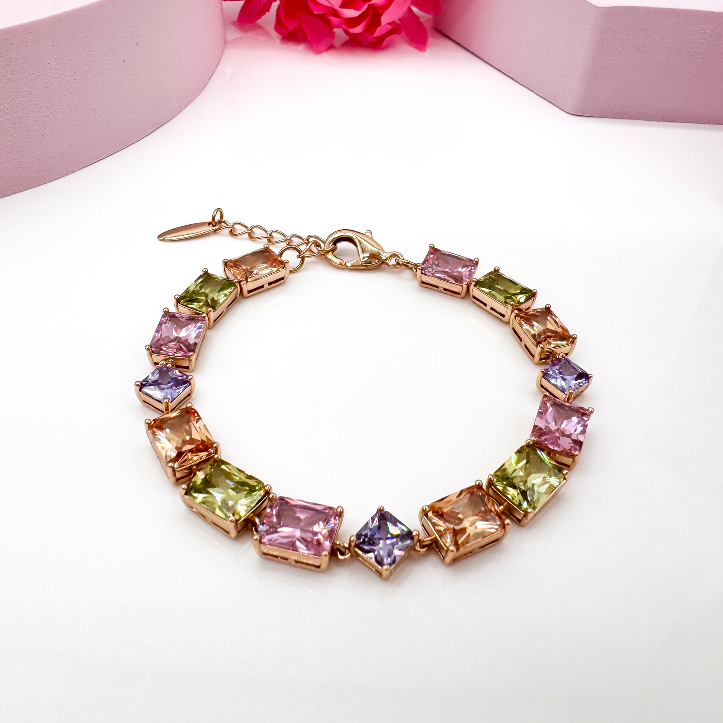 Colorful Majesty - Damen Armband pastel farbig