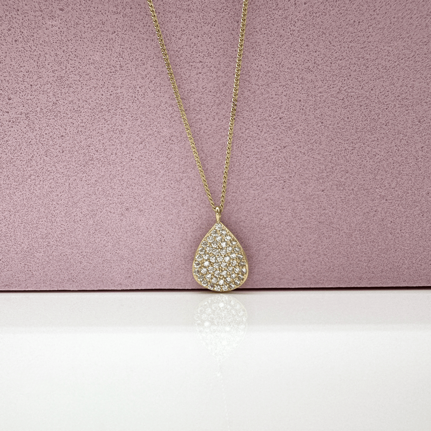 Luminous Drop Gold - Halskette Damen