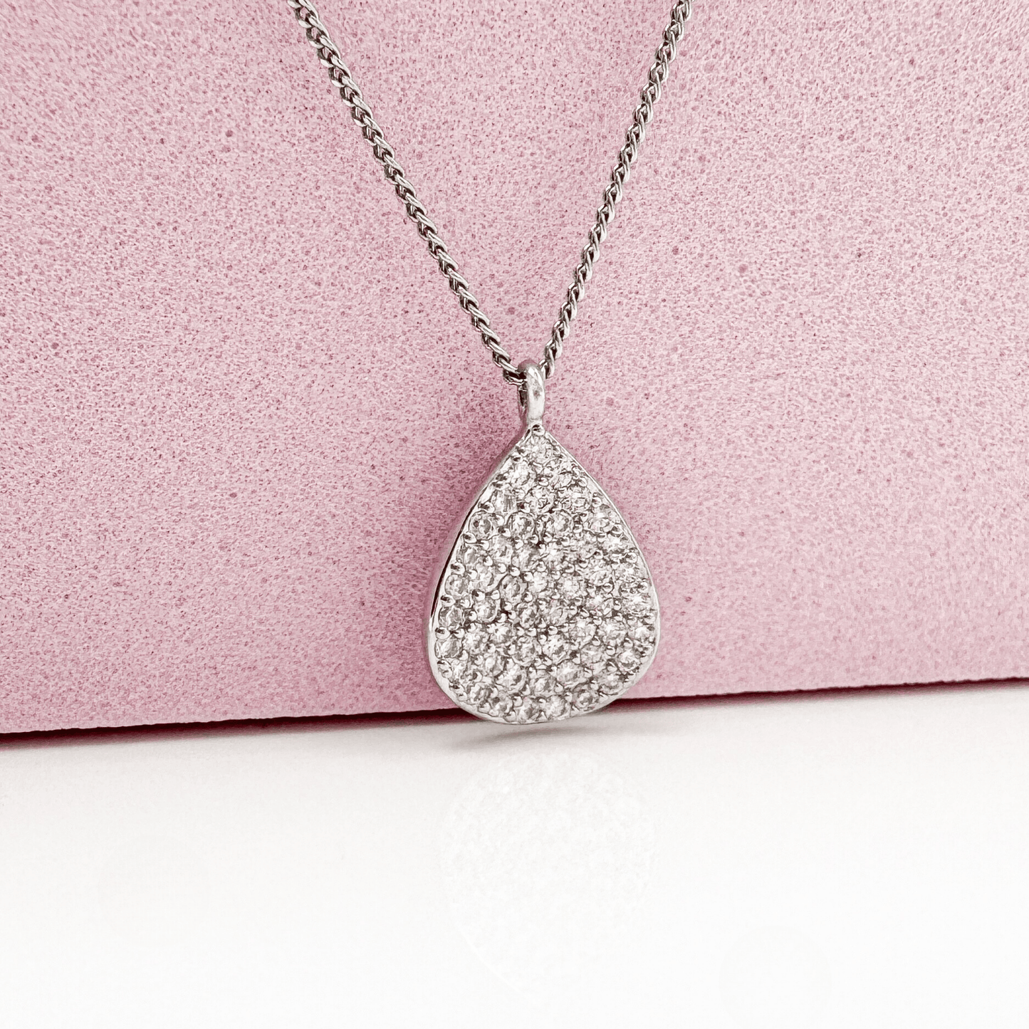 Luminous Drop Silber - Halskette