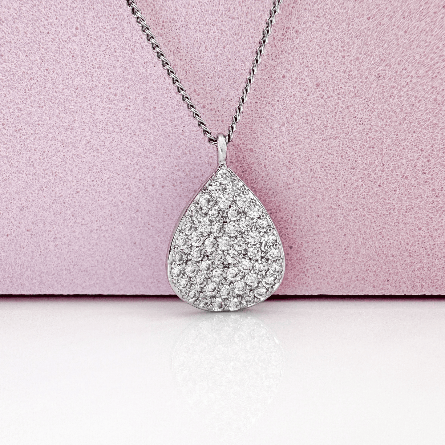 Luminous Drop Silber - Halskette