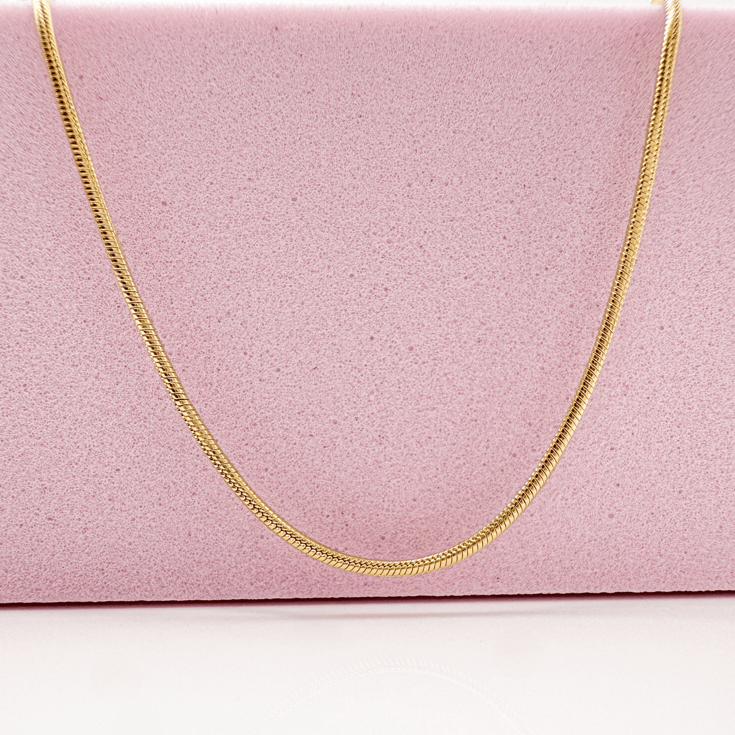 Luxura Gold - Halskette Damen Goldfarbe schlicht