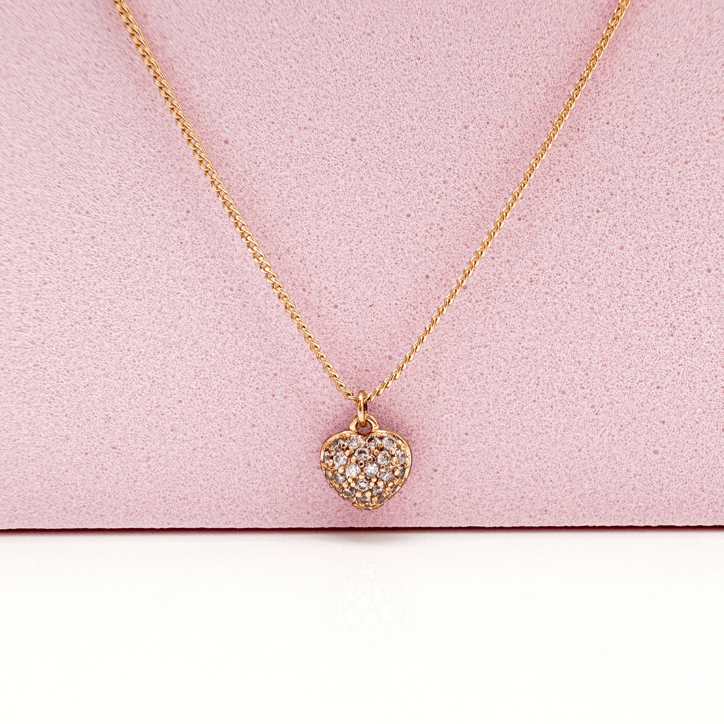 Shimmering Love minimalistic - Halskette Herz minimalistisch