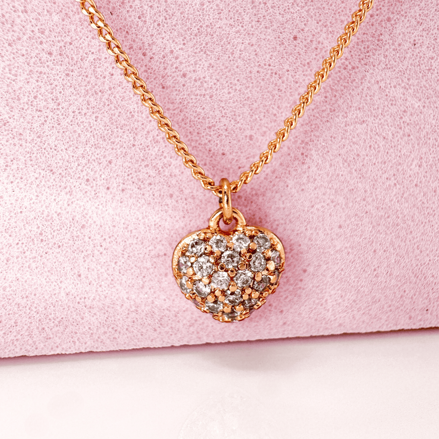 Shimmering Love minimalistic - Halskette Herz minimalistisch