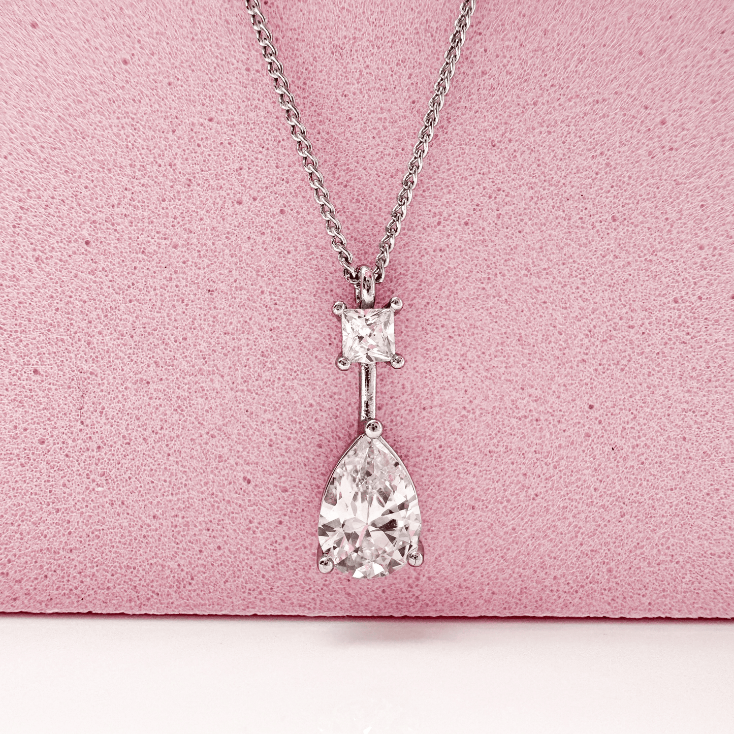 Crystal Charm - Kette Damen silberfarben