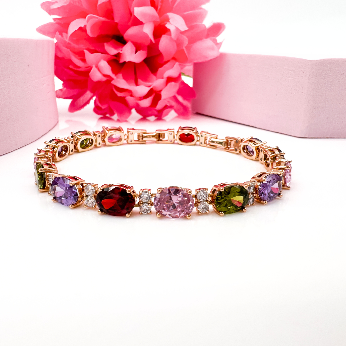 Colorful Charm - Damen Armband bunte Steine