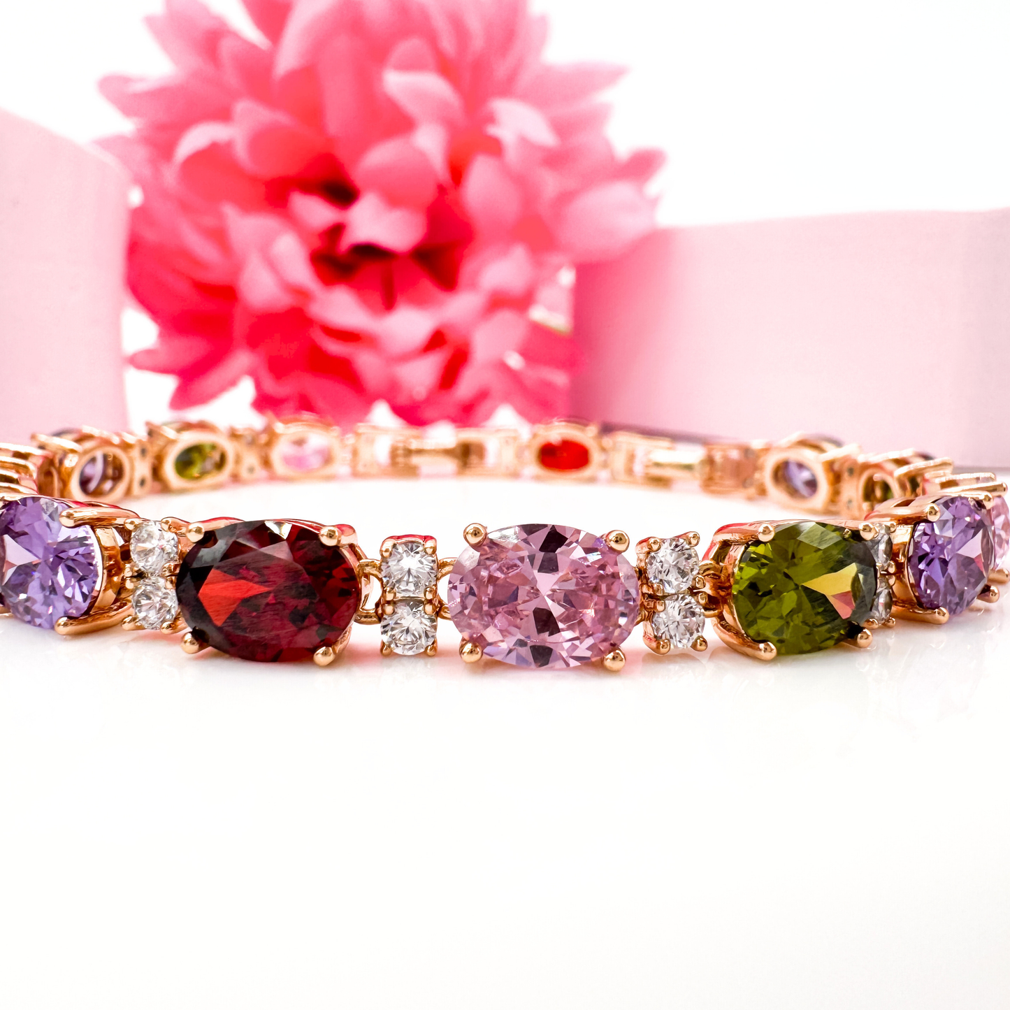 Colorful Charm - Damen Armband bunte Steine