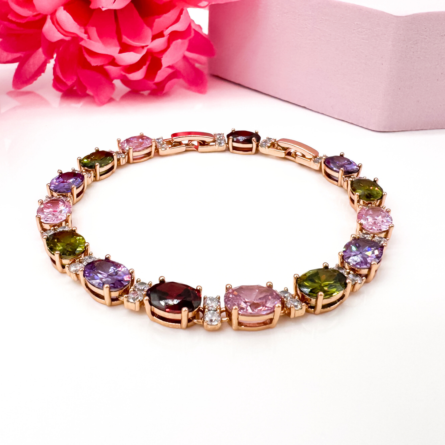 Colorful Charm - Damen Armband bunte Steine