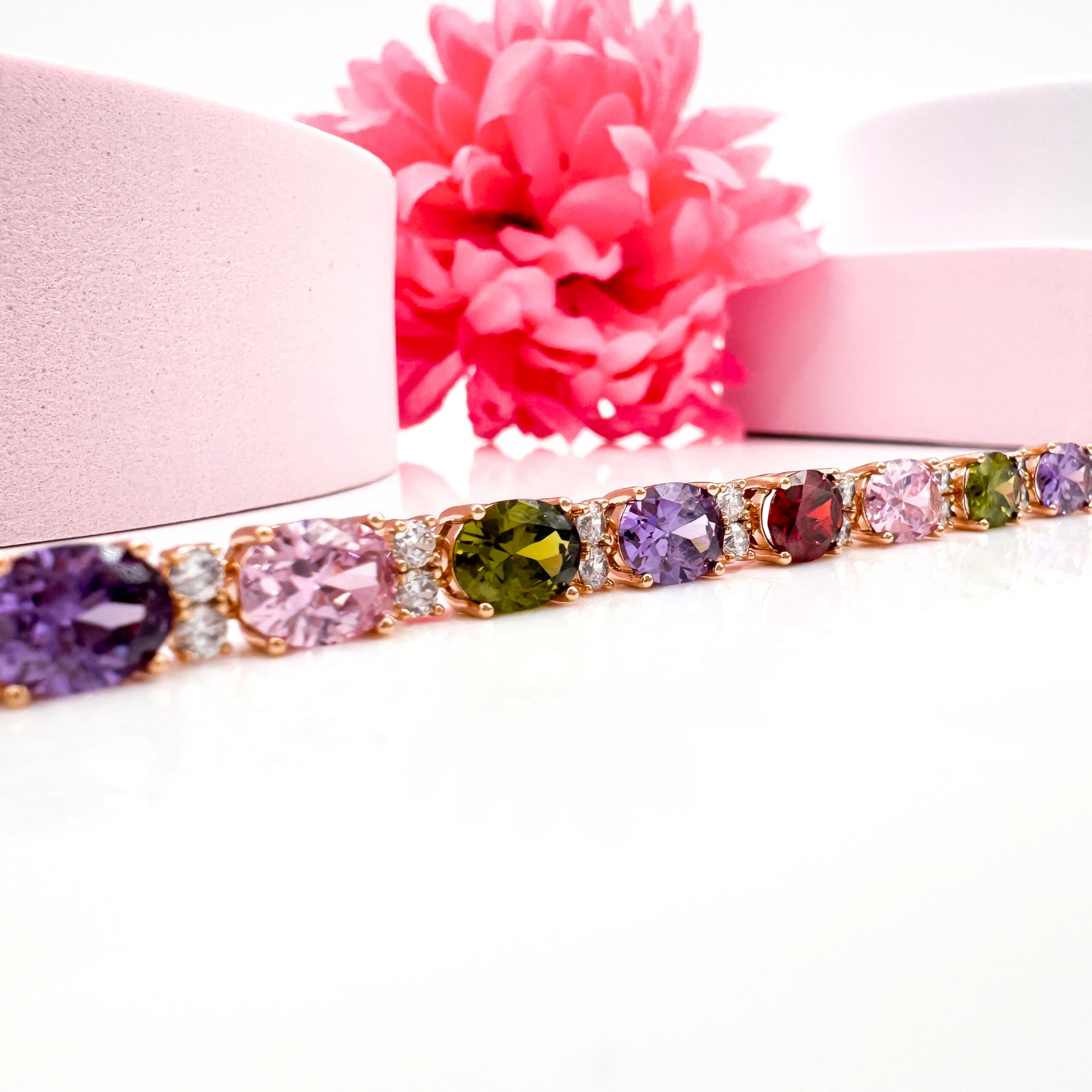 Colorful Charm - Damen Armband bunte Steine