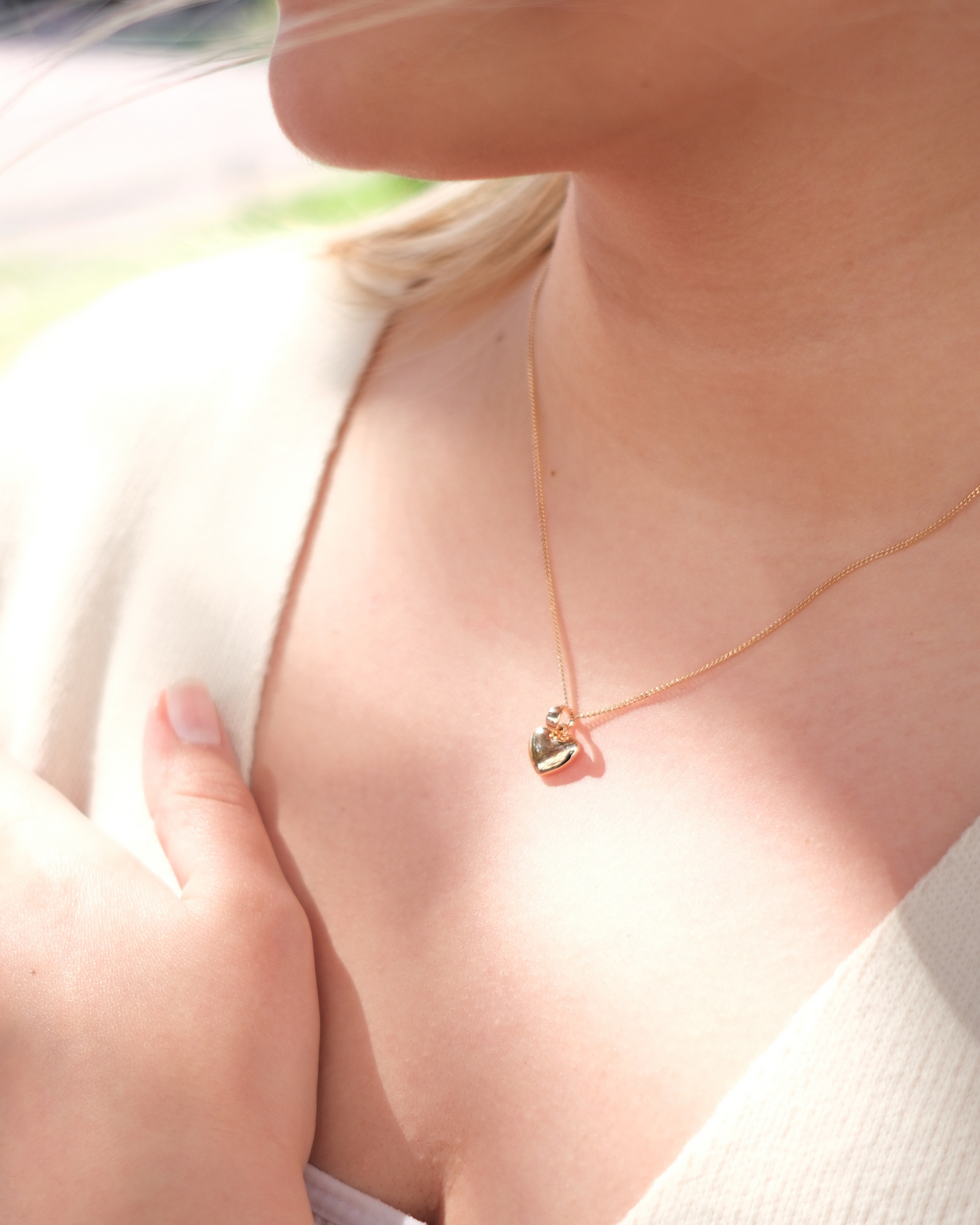 Cœur de Renaissance Gold - Damen Kette mit Herz Anhänger