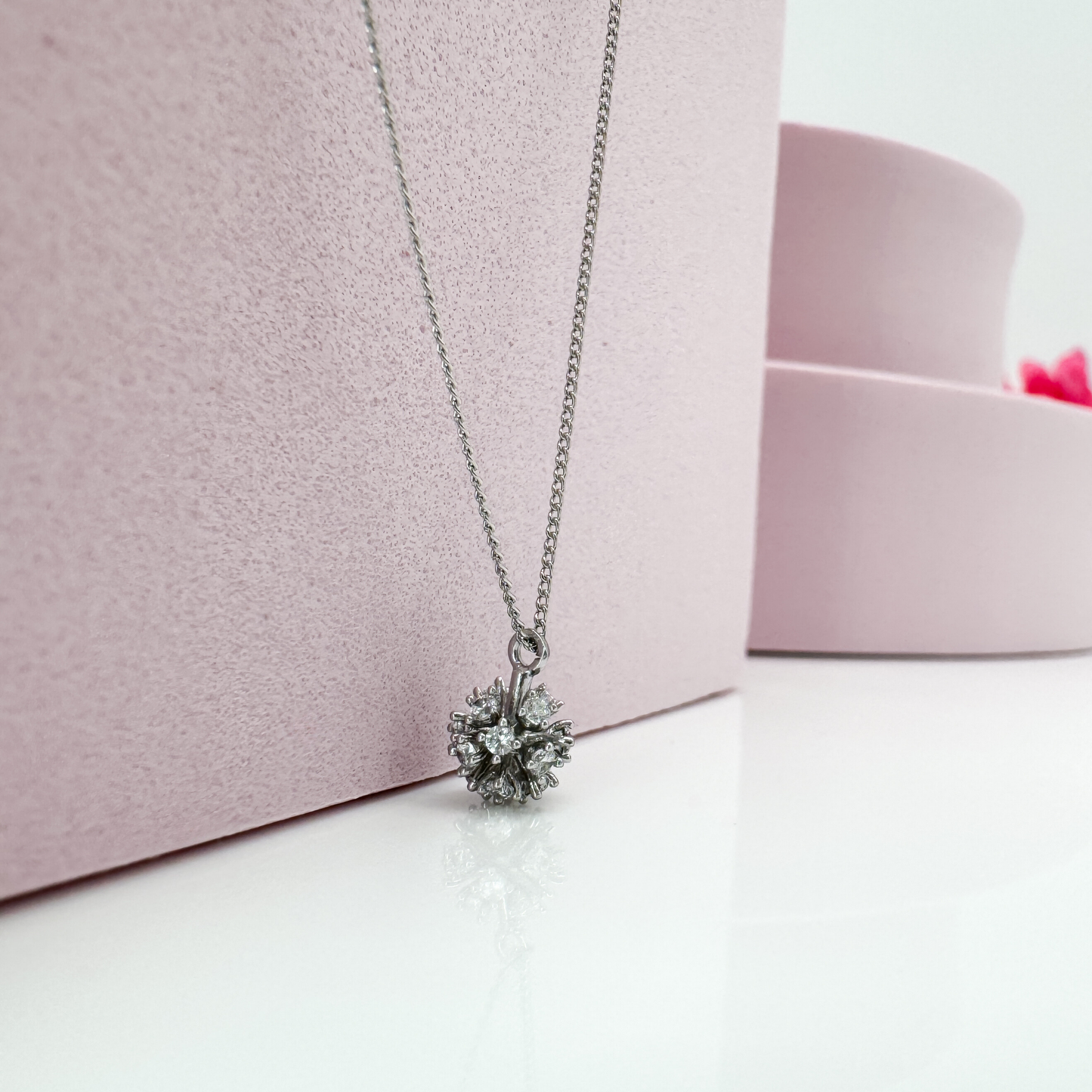 Nova Bloom Silber - Damen Kette antiallergisch Schmuck