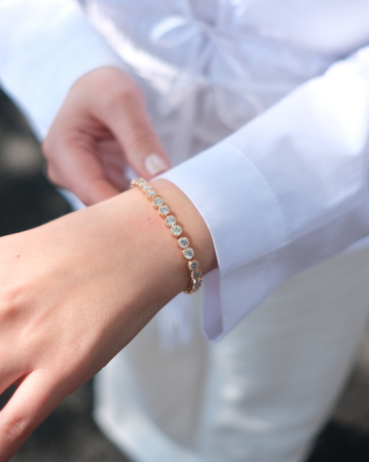 Glamour Prism - Roségold Armband Damen hochwertig