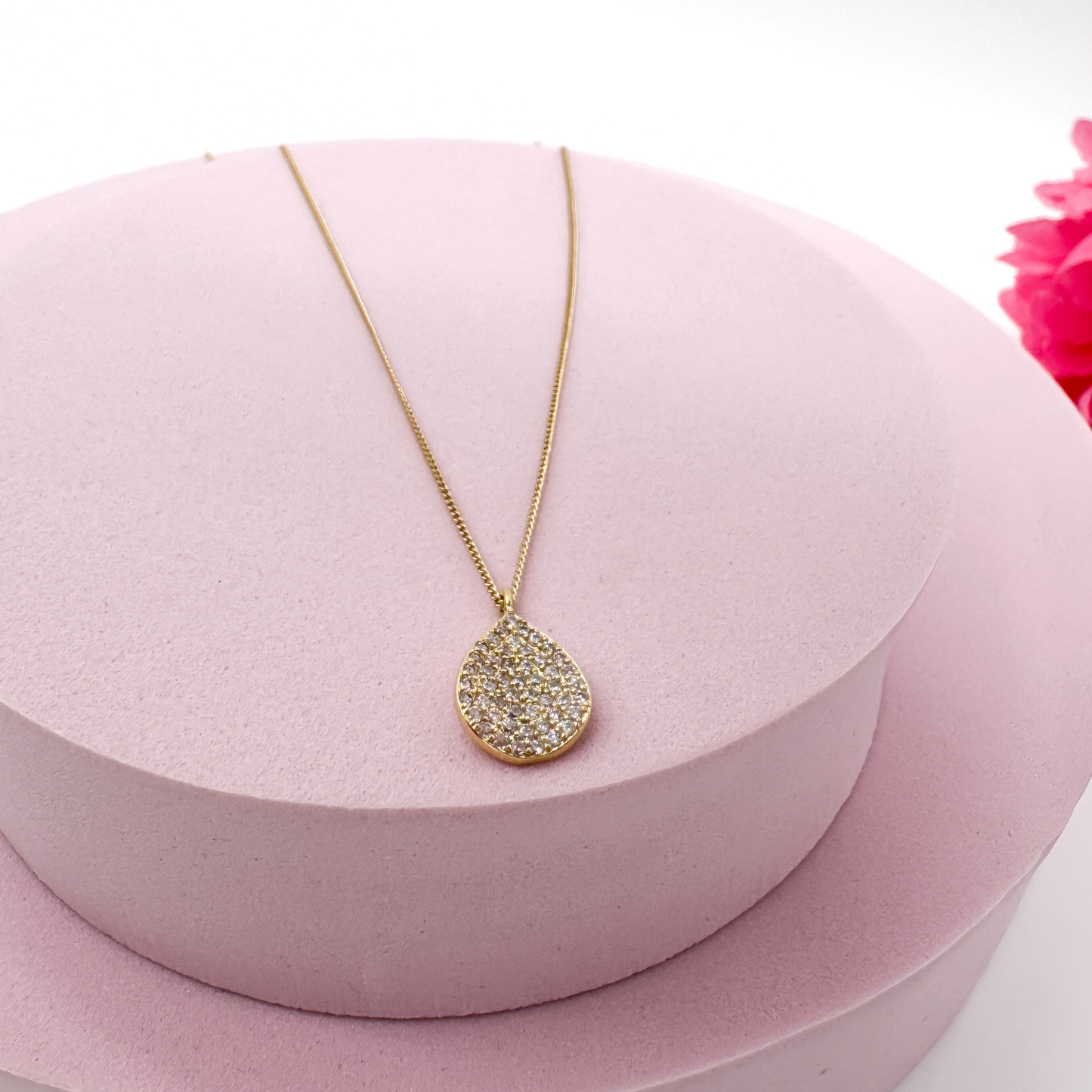 Luminous Drop Gold - Halskette Damen