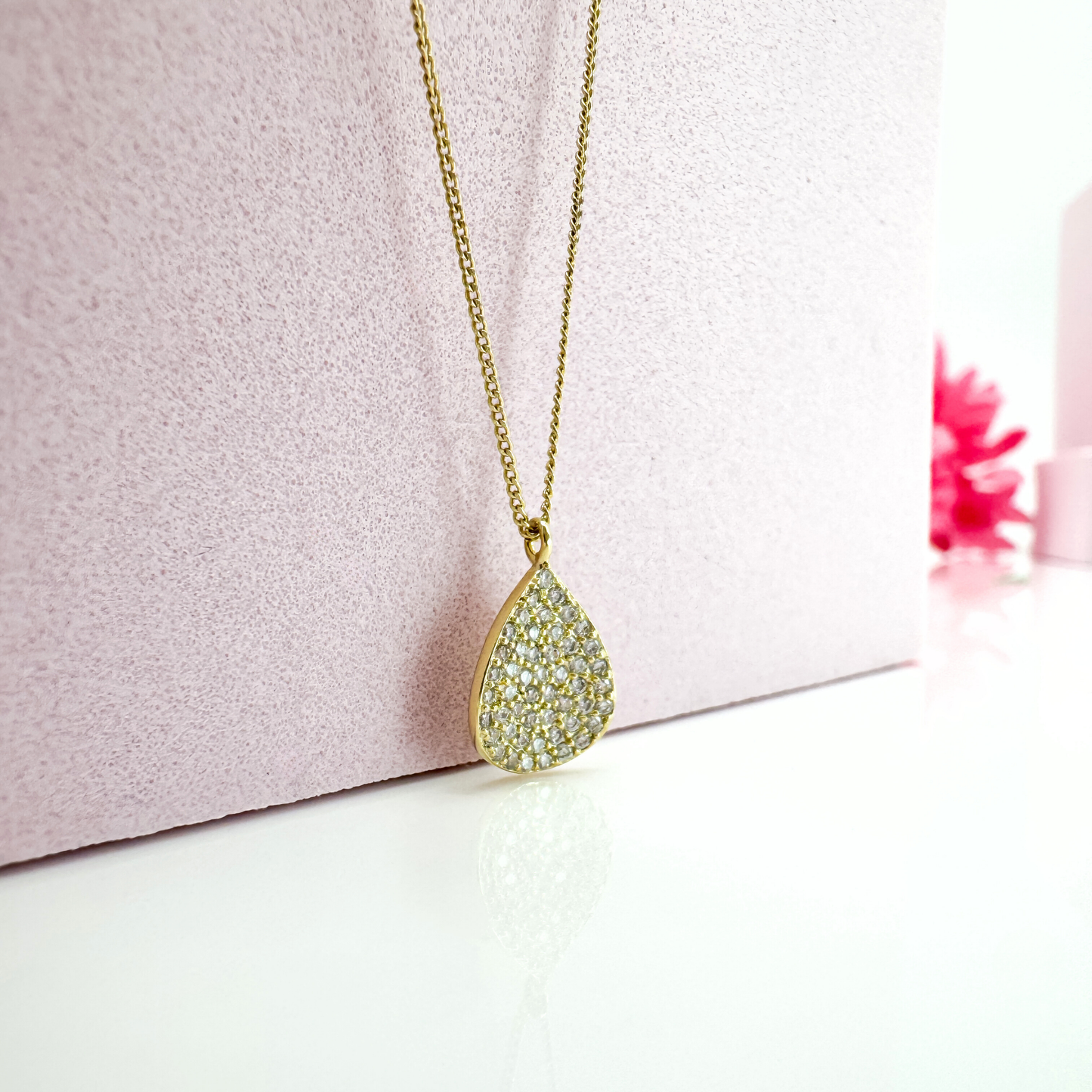 Luminous Drop Gold - Halskette Damen